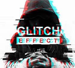 12种信号故障效果(PSD模板/含高清视频教程)：Glitch Effect